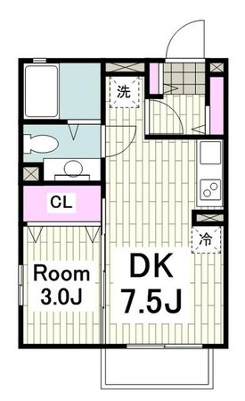 エスポワールIIの物件間取画像